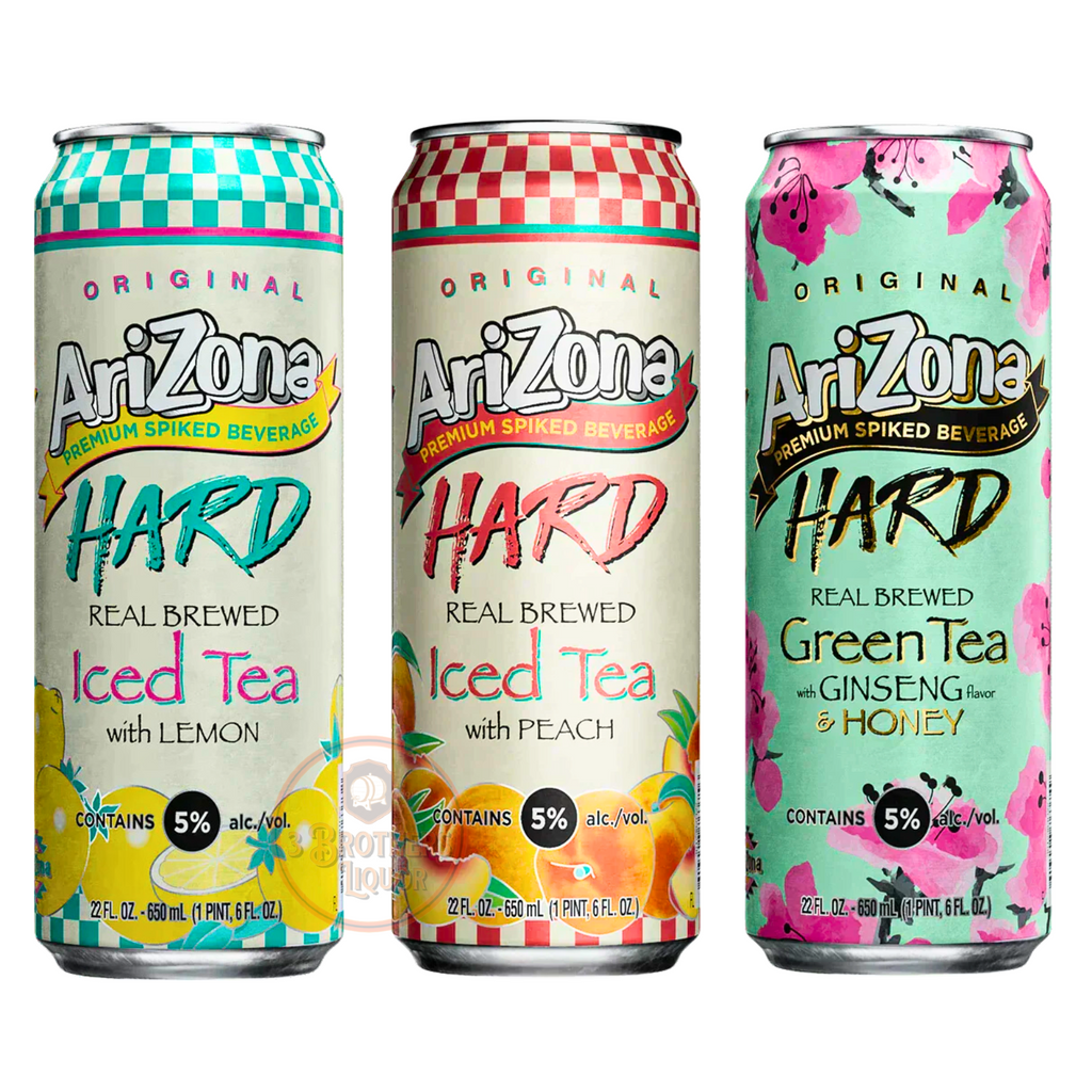 Express Hard Tea Arizona Spiked Hard Iced Tea Flavored Vodka Seltzer 3Pk Bundle (22oz ...