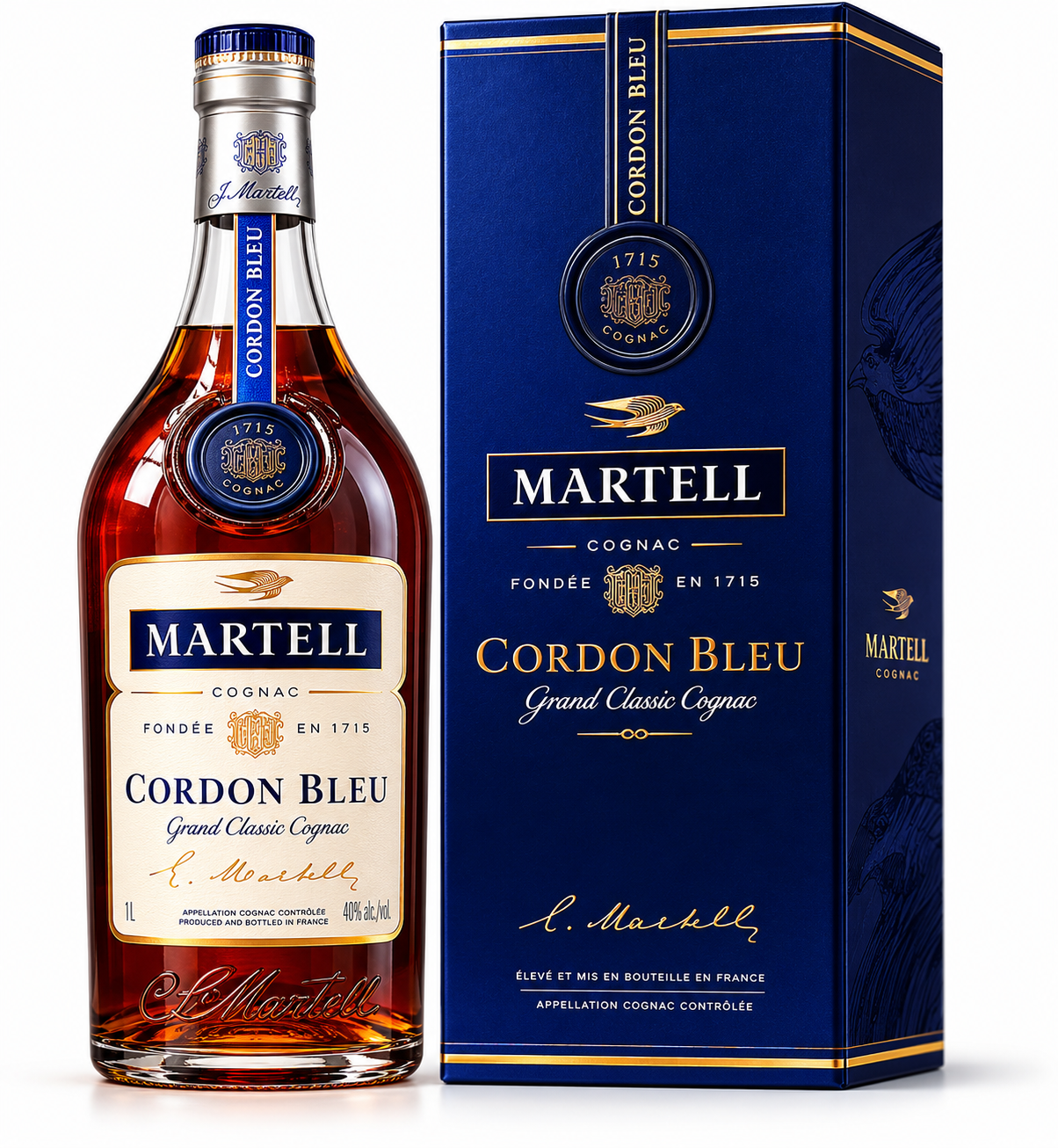 J. F. Martell Cordon Bleu コニャック Martell Cordon Bleu Limited Edition by Christoph Niemann Cognac