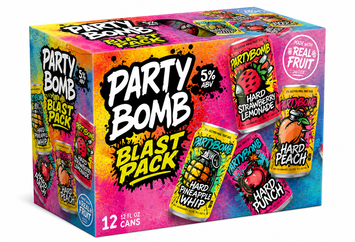 Party Bomb Blast Pack Variety 12-Pack 12oz Cans 5% ABV – 3brothersliquor