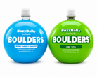 BuzzBallz Cocktails Boulders 2-Pack showing Berry Cherry Limeade blue bottle and Lime Rita green bottle side by side