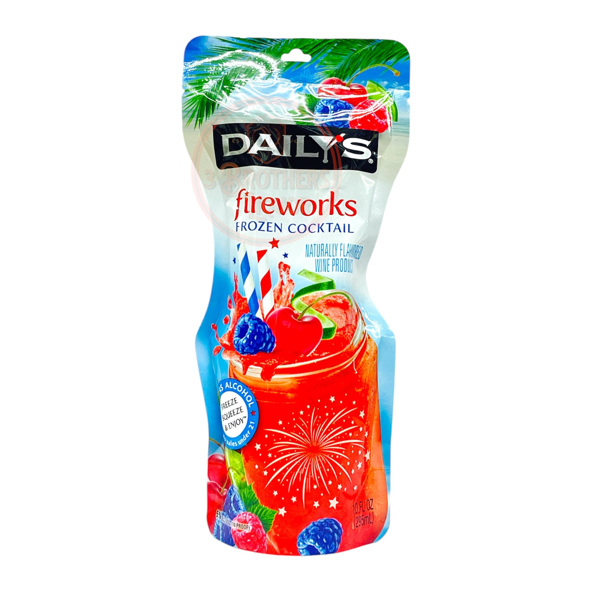 Pouch Frozen Mixed Drinks Daily's Fireworks Frozen Cocktail Pouch