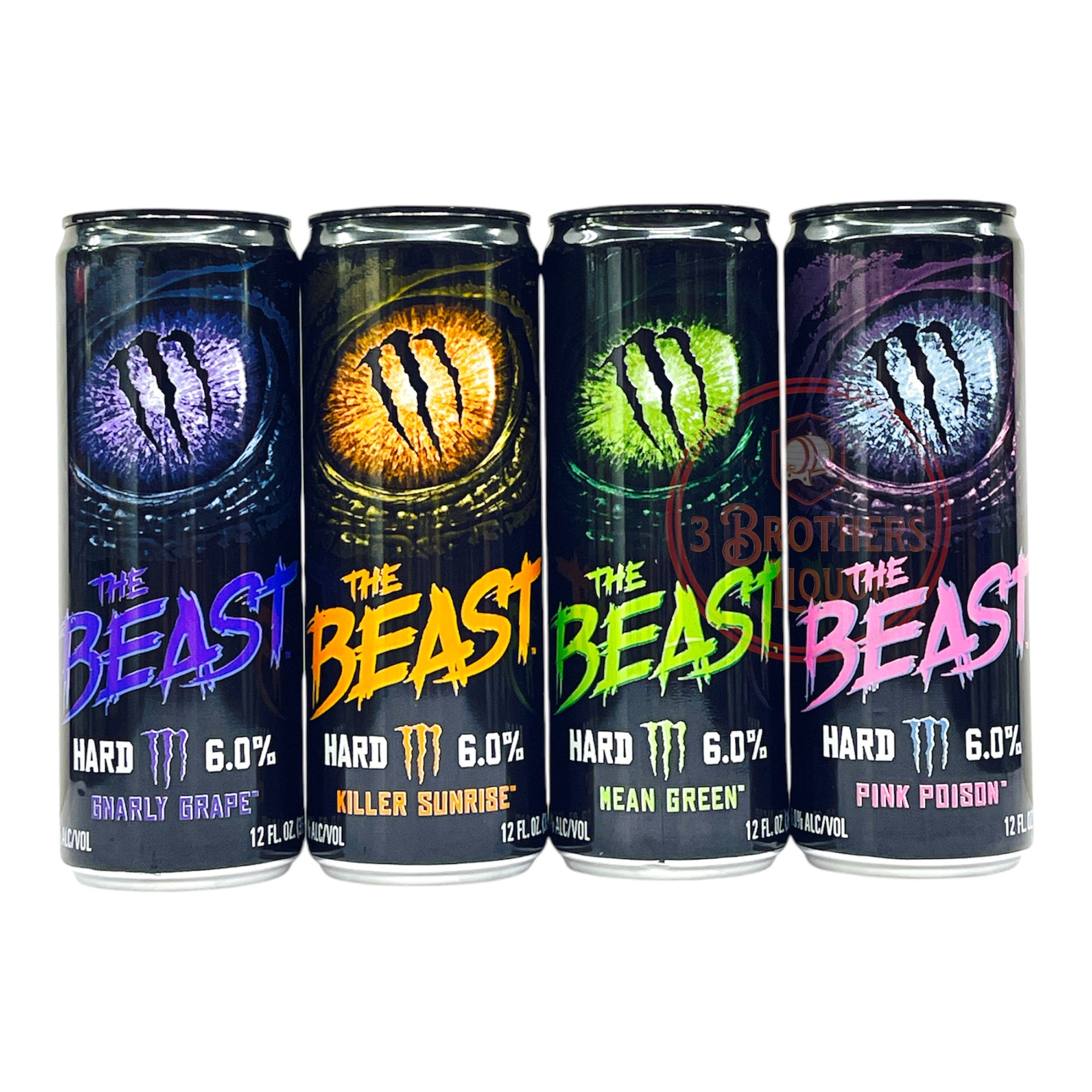 hard monsters Monster The Beast Unleashed Hard Seltzer 4Pk 12oz Cans #2 Edition – 3brothersliquor
