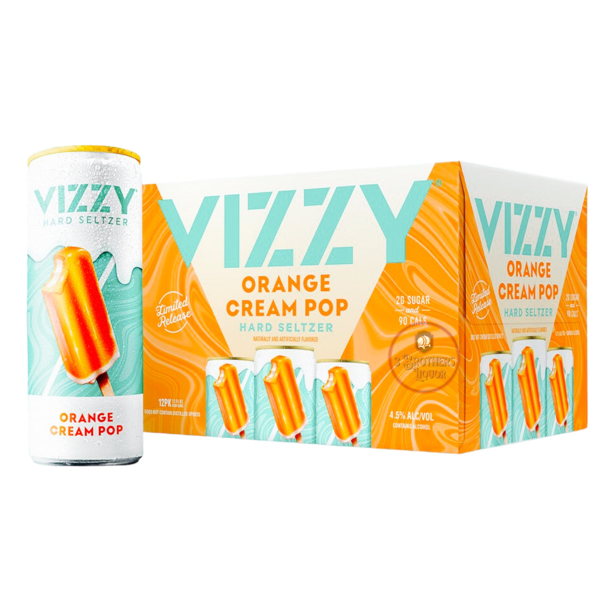 Vizzy Orange Cream Pop Hard Seltzer 12Pk 2023 Limited Release 