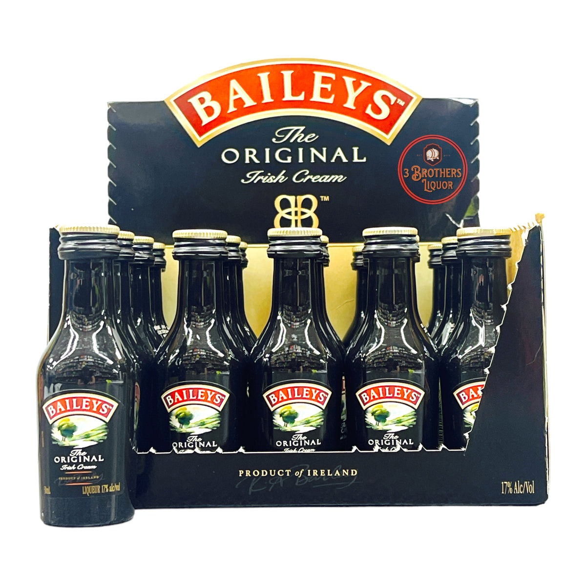 Bailey's Rear Label Bailey's The Original Irish Cream Liqueur Mini Bottles (20 Of 50ML ...