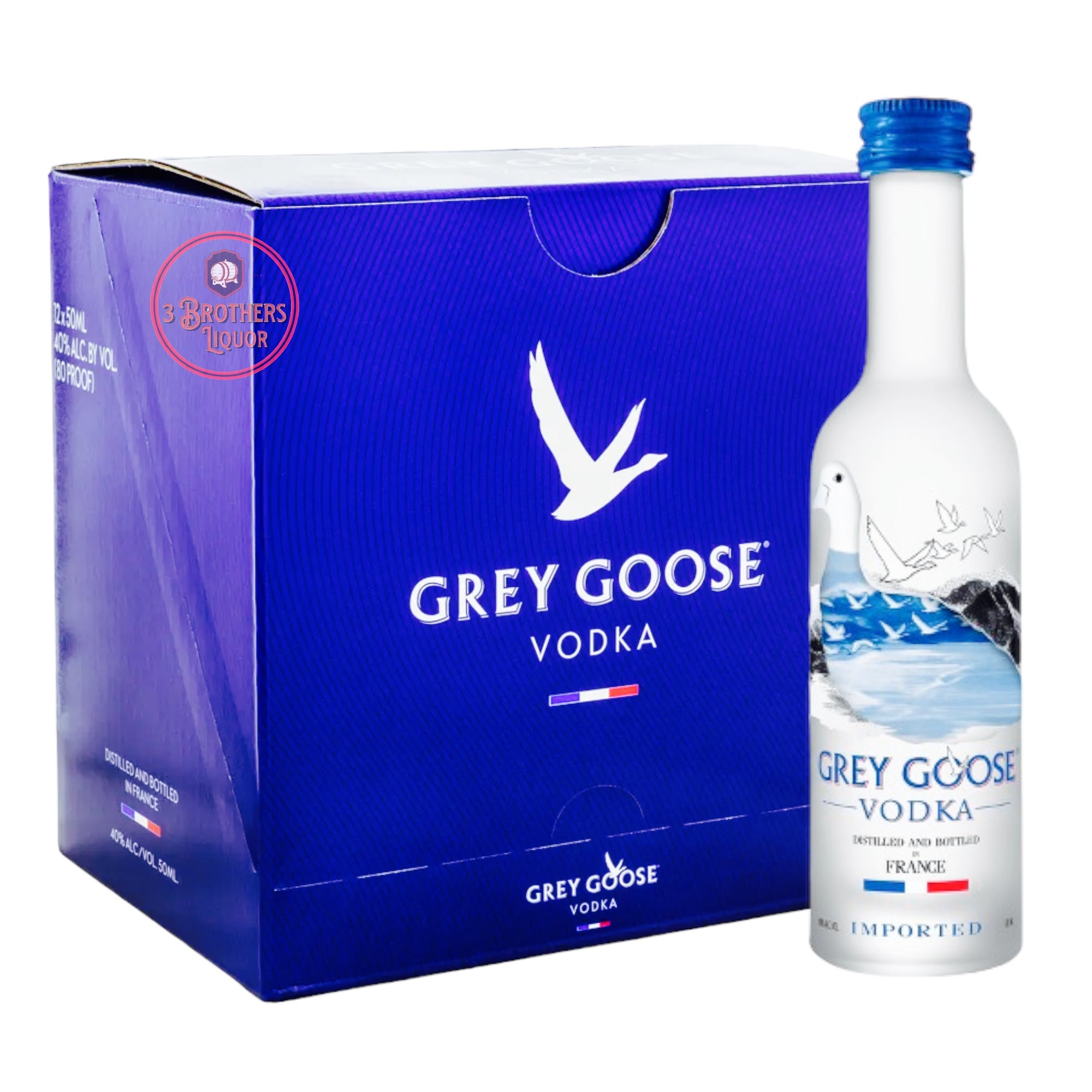 Greg Goose Grey Goose Vodka Miniature Shots (12 Of 50ML) – 3brothersliquor