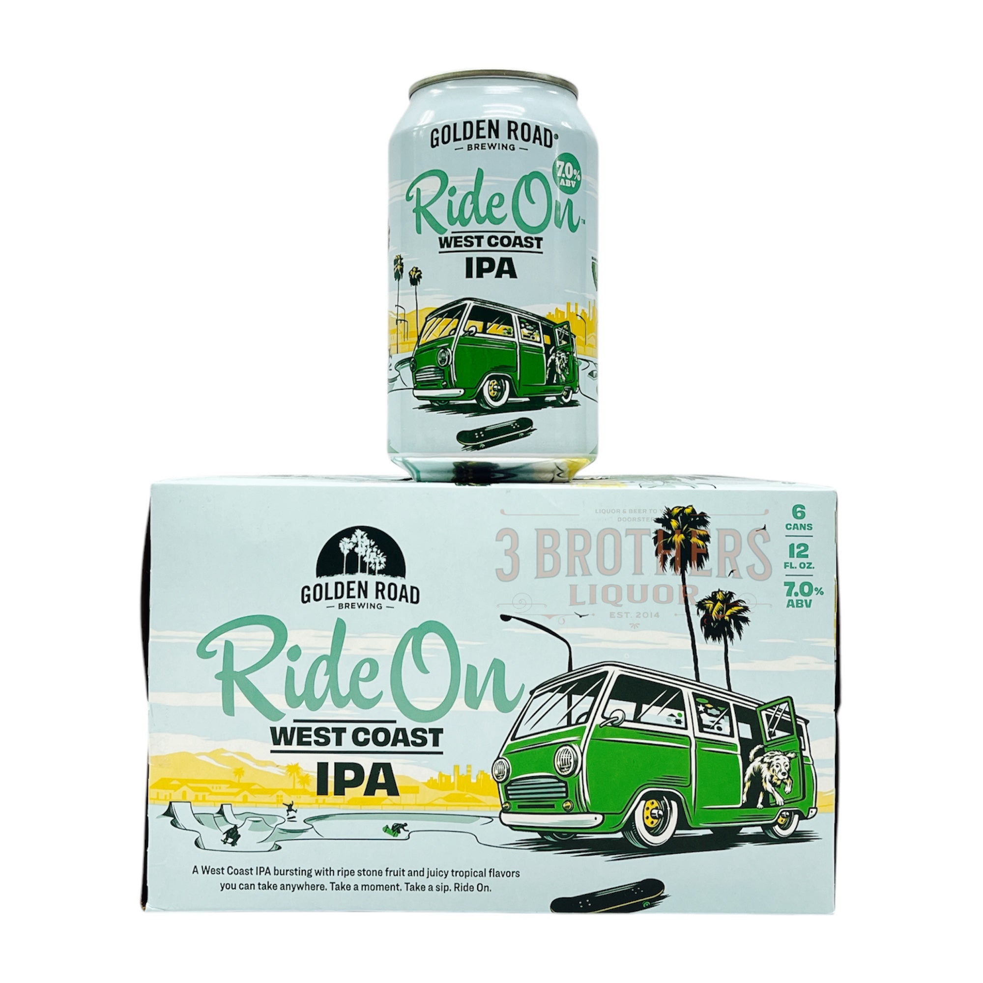 Golden Road Ride On West Coast IPA 6Pk Cans – 3brothersliquor