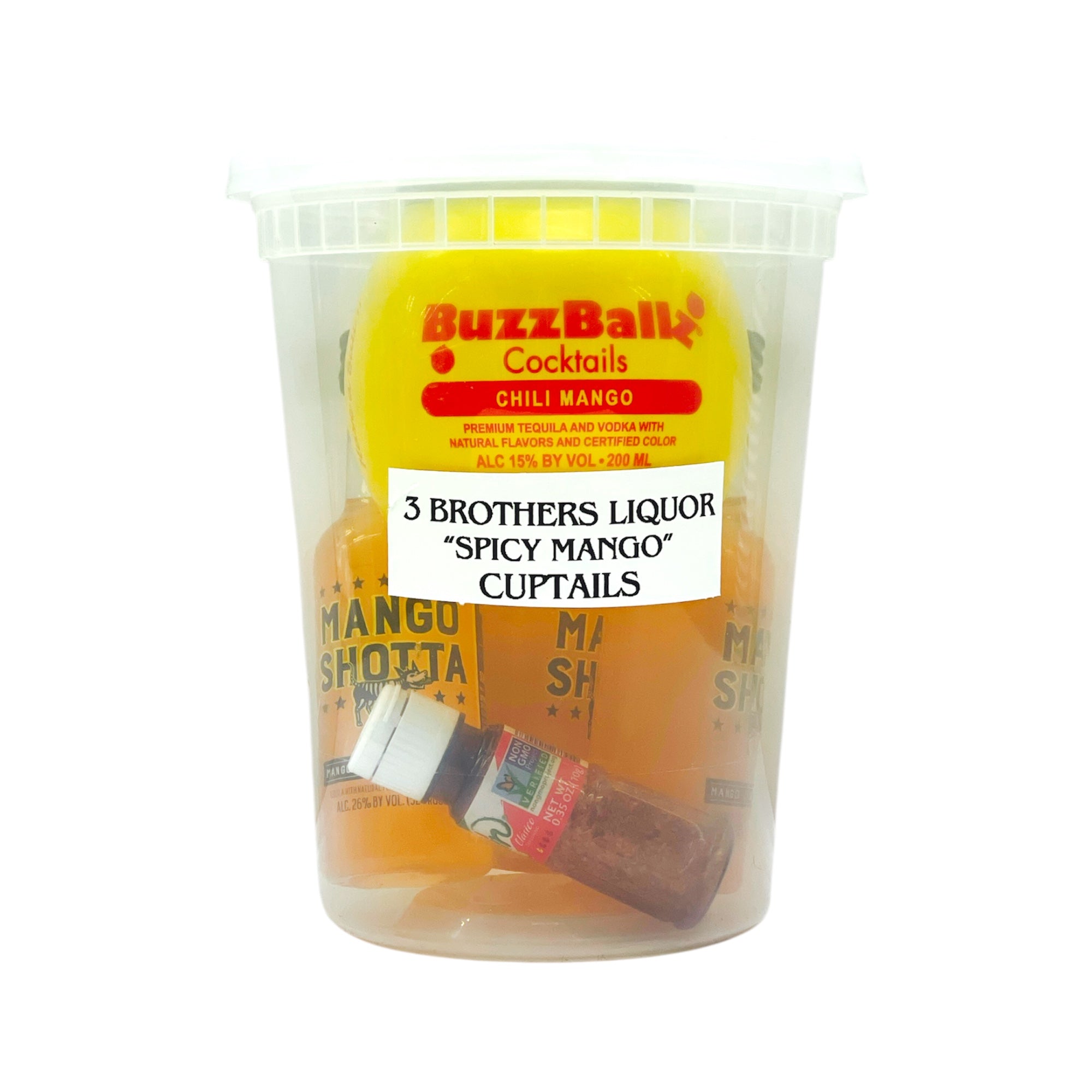 3 Brothers Liquor Spicy Mango Signature Cuptails – 3brothersliquor