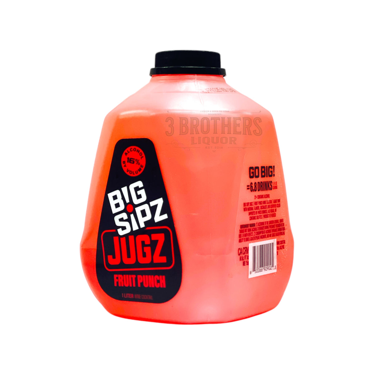 Big Sipz Jugz Fruit Punch Flavored Cocktail (1L Drinks) – 3brothersliquor