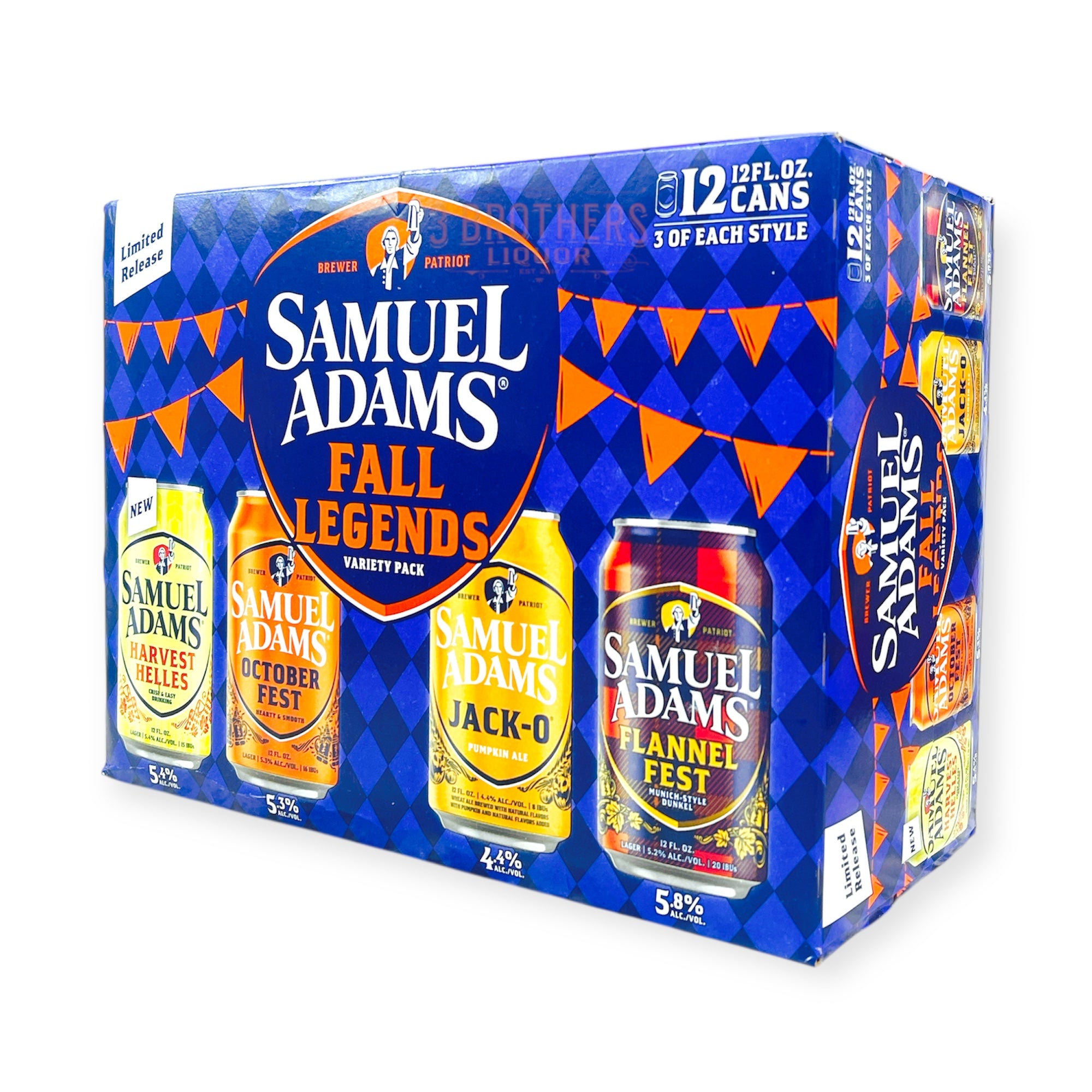 Samuel Adams Fall Legend Variety 12 Pack (Limited Edition 2025