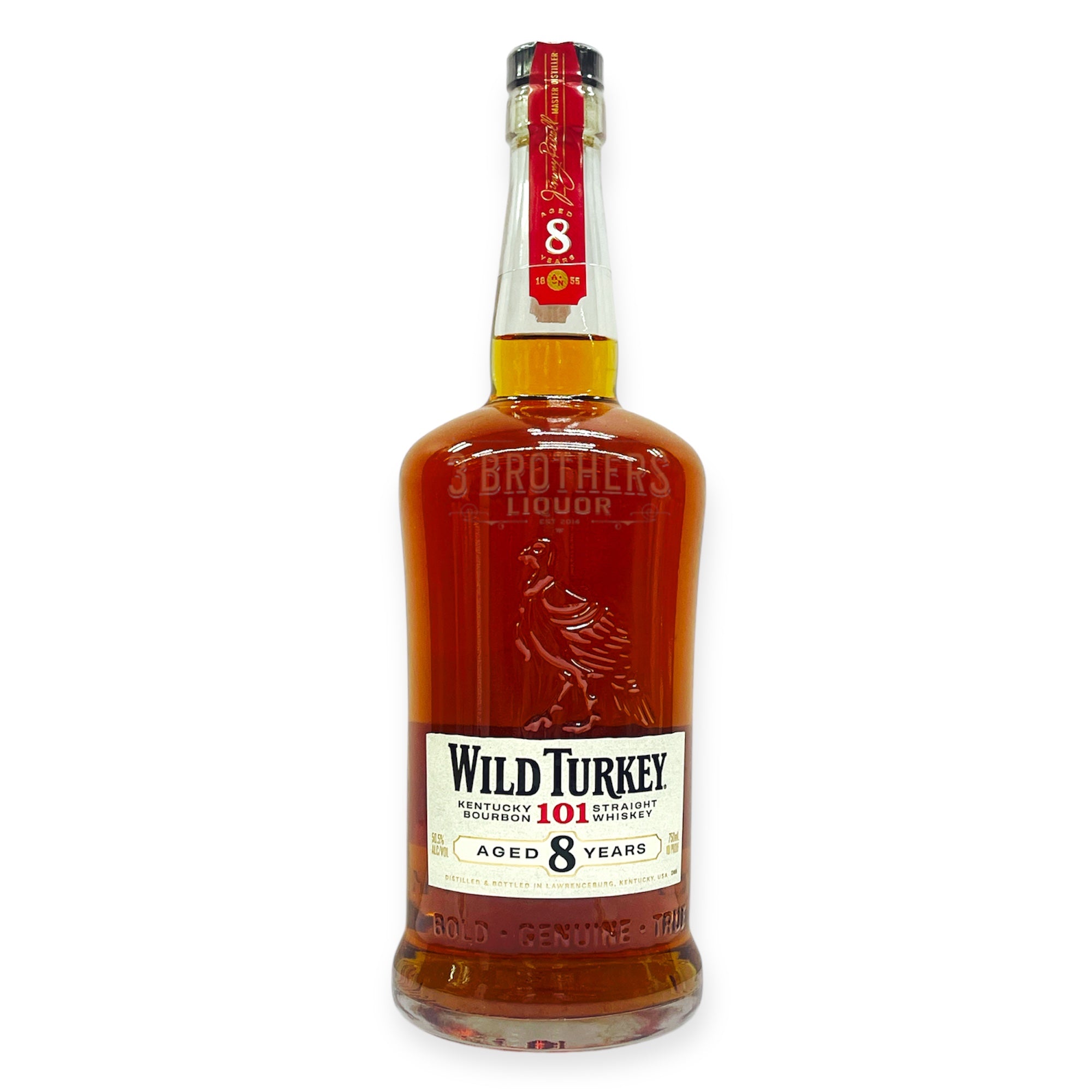 Wild Turkey 101 Aged 8 Years Straight Bourbon Whiskey
