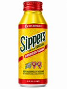 Sippers Cocktail Strawberry Banana by 99 Brands 16 FL OZ 9.9% ALC/VOL Ready-to-Sip