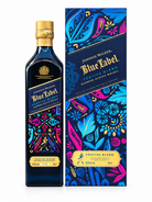 Johnnie Walker Blue Label Festive Blend 750ml patterned bottle and gift box