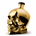 Crystal Head Gold Vodka 750mL iconic gold skull-shaped decanter