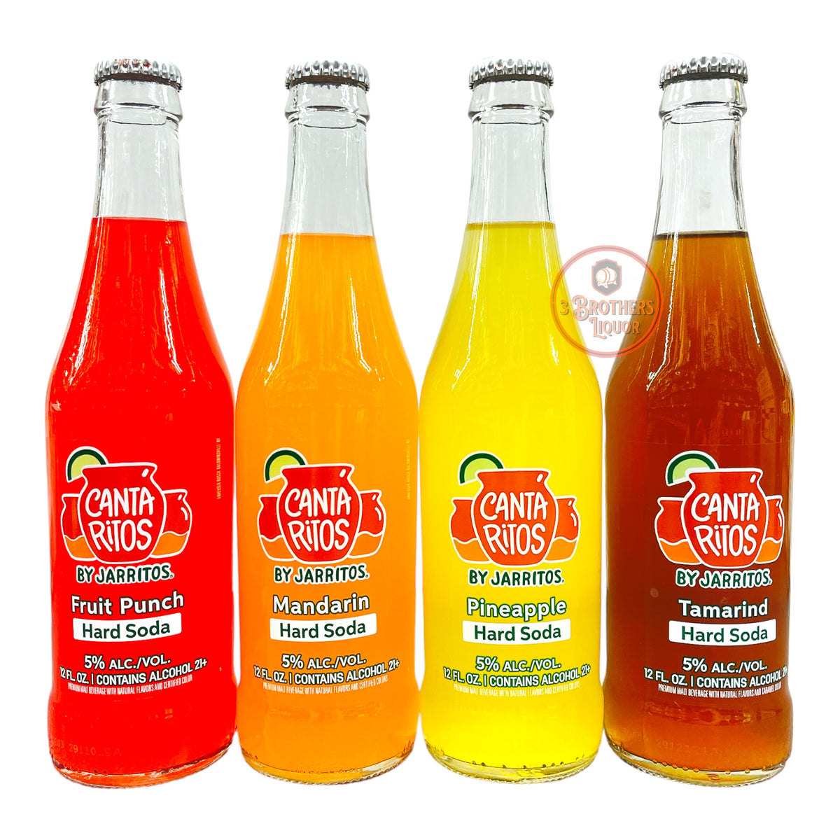 Cantaritos By Jarritos Hard Soda 12oz 4Pk Bundle Bottles – 3brothersliquor