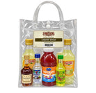 Liquid Gold cocktail bag with ingredients inside the bag