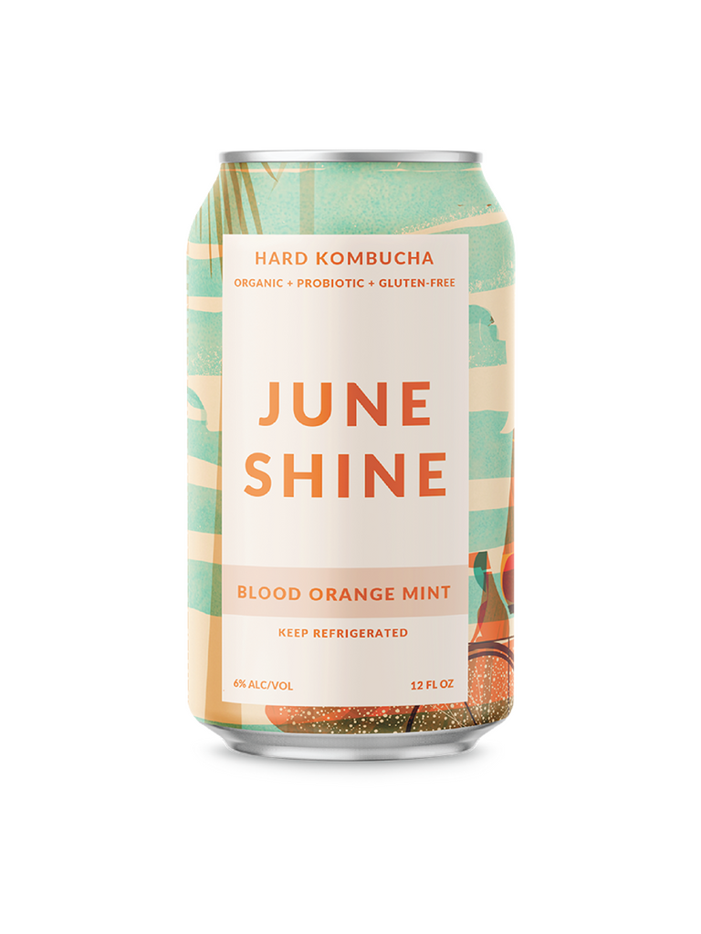 June Shine "Blood Orange Mint" Hard Kombucha - 3brothersliquor