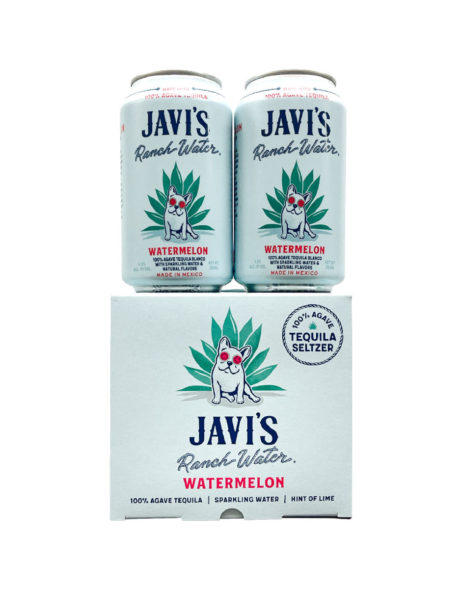 Javi's Watermelon Ranch Water Seltzer (4pk Cans) – 3brothersliquor