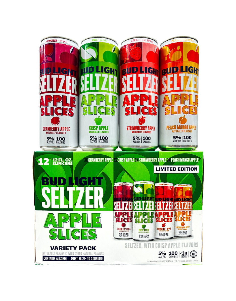 Bud Light Apple Slices Seltzer 12Pk Variety Pack (2022 Limited Edition
