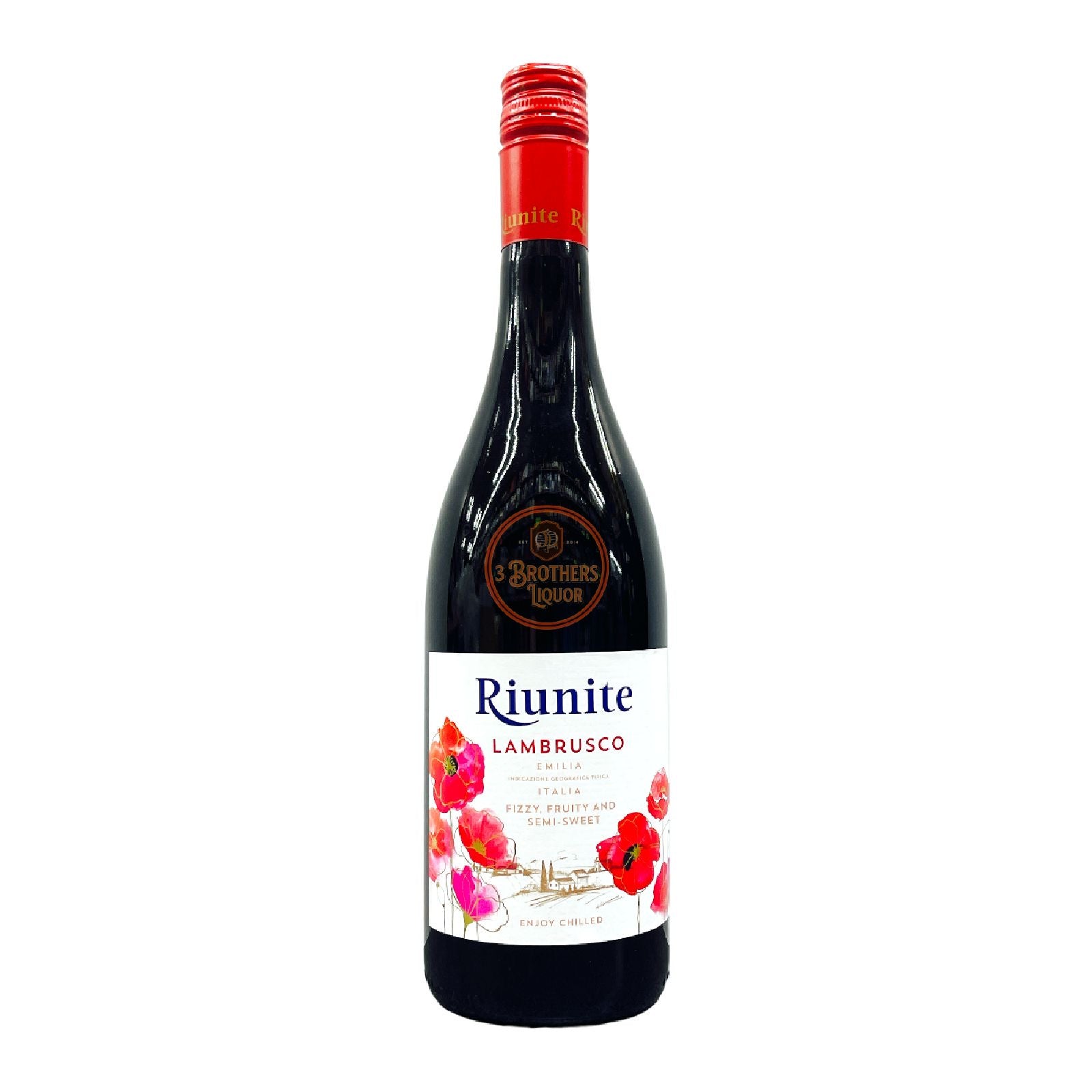 Riunite Lambrusco Fizzy Fruity And Sweet Red Wine 3brothersliquor