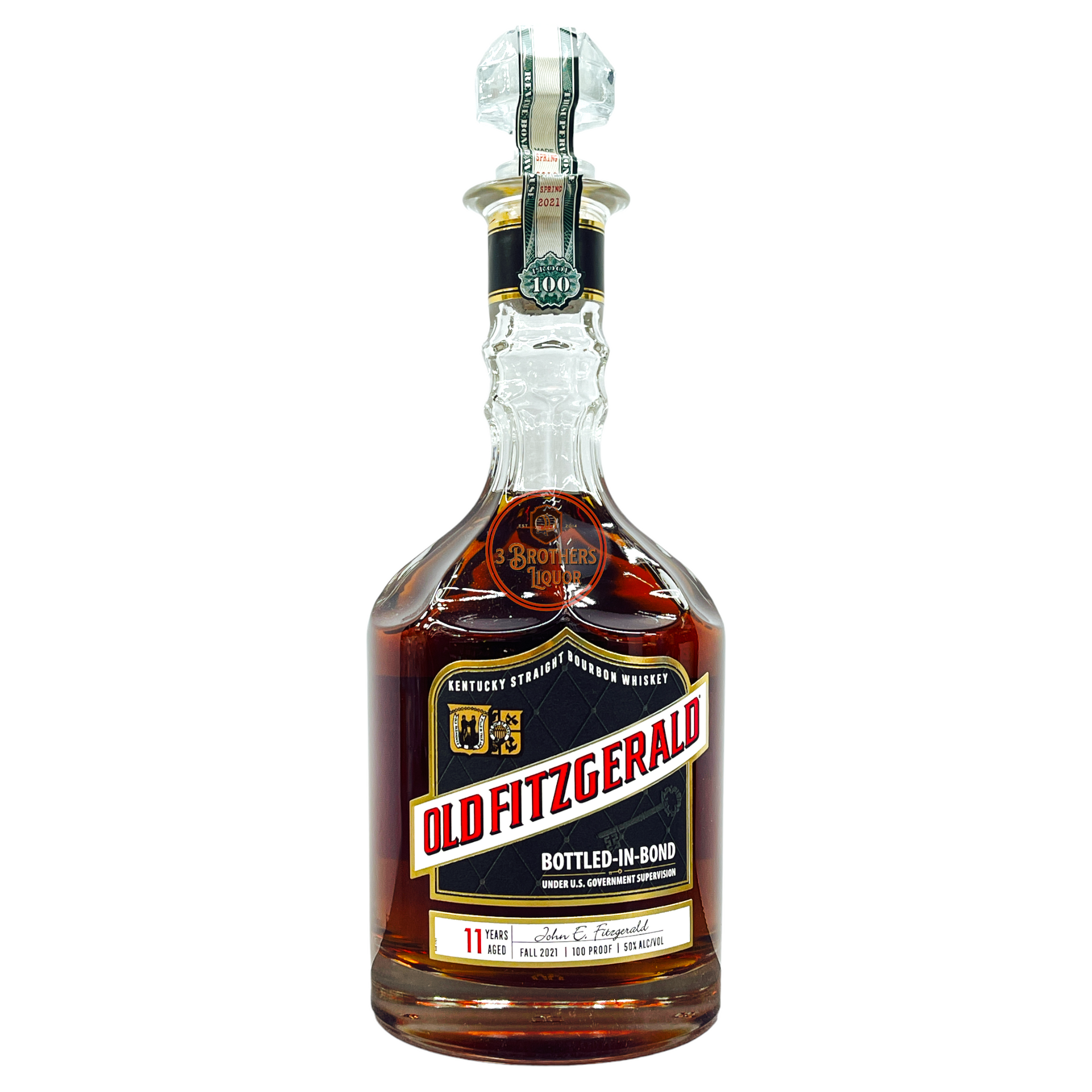 【希少】OLD FITZGERALD 750ml バーボンウイスキー Old Fitzgerald Aged 11 Years Bottled In Bond Straight Bourbon