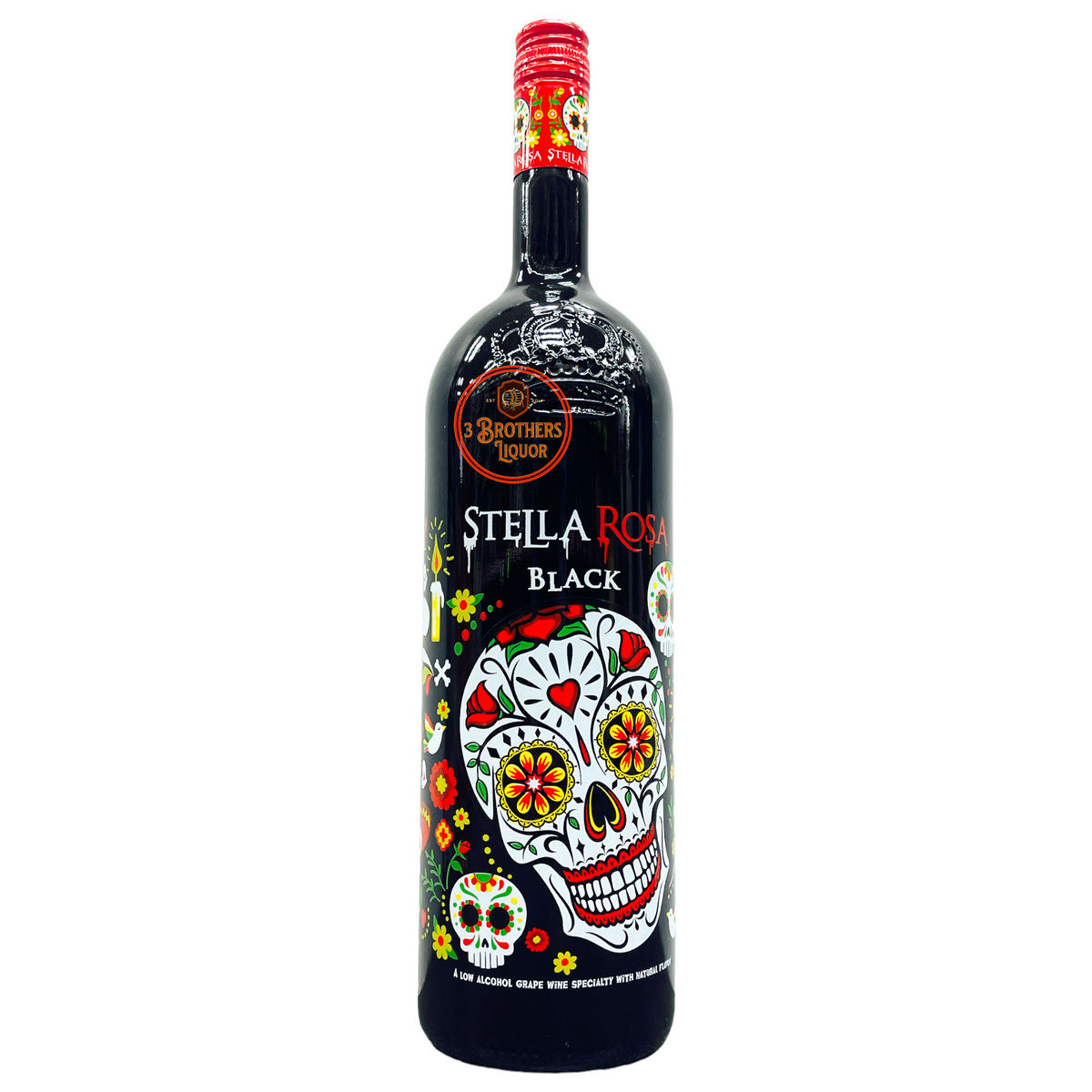 1.75L Stella Rosa Black Red Wine 2021 Halloween Engraved Art Series (L ...