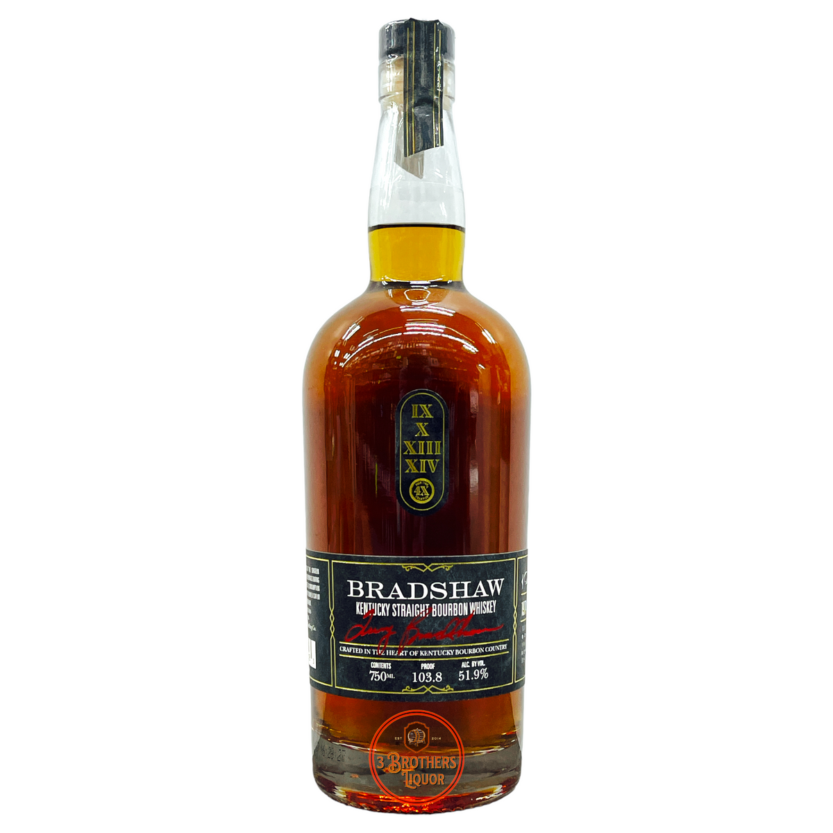 Bradshaw Kentucky Straight Bourbon Whiskey 3brothersliquor