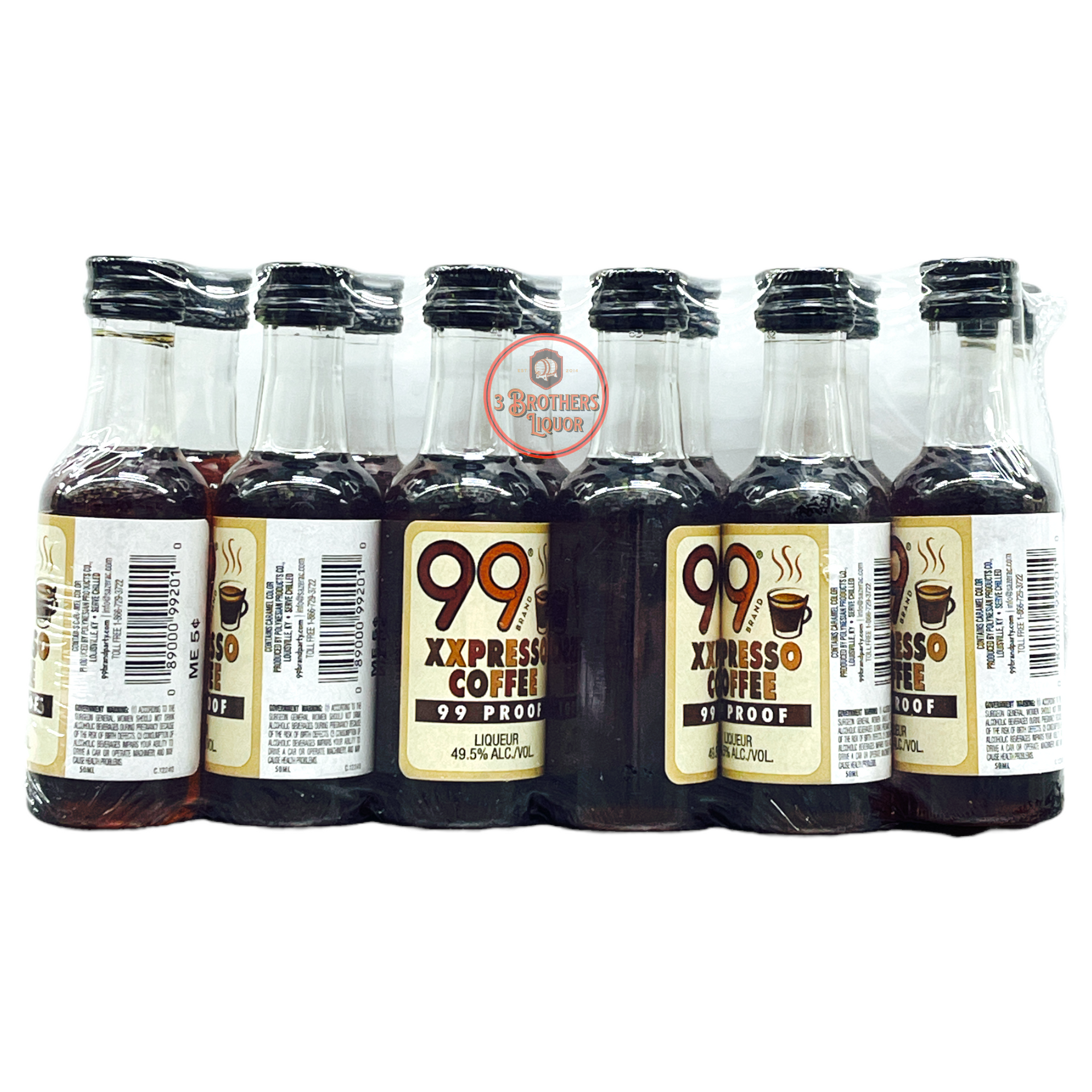 ※コーヒー※ 99 Brand Proof Xxpresso Coffee Liqueur 50ML Shots – 3brothersliquor