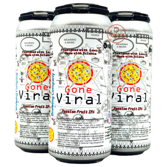 Attitude Brewing Gone Viral Passion Fruit IPA - 3 Brothers Liquor