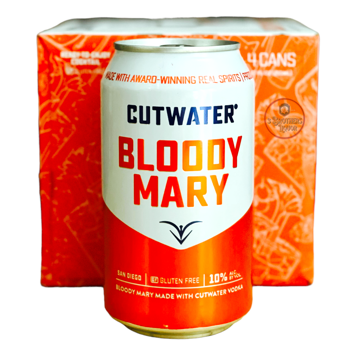Cutwater Bloody Mary Ready To Drink Cocktails (4PK) 3brothersliquor