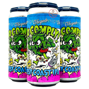 El Segundo Brewing x RIIP No Comply! West Coast IPA El Segundo Brewing x RIIP No Comply! West Coast IPA