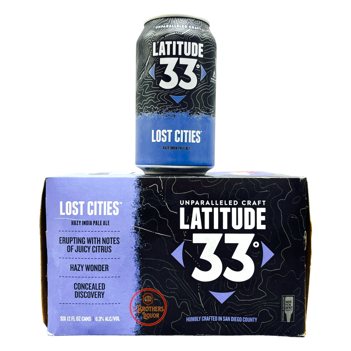Latitude 33 Lost Cities Hazy IPA 3brothersliquor