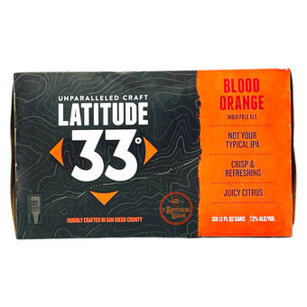 Latitude 33 Blood Orange IPA - 3 Brothers Liquor