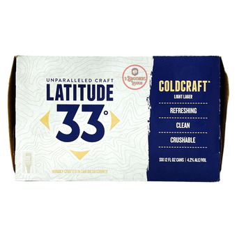 Latitude 33 Coldcraft Light Lager - 3 Brothers Liquor