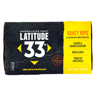 Latitude 33 Honey Hips Ale Brewed W Honey And Spices - 3 Brothers Liquor