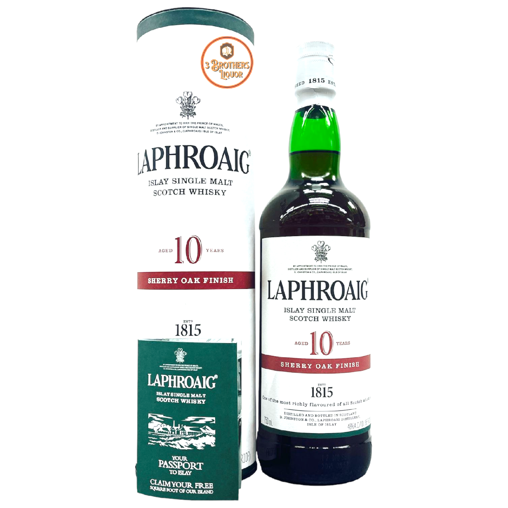 Whisky Laphroaig 10 years old Sherry Oak, 48°, Scotland