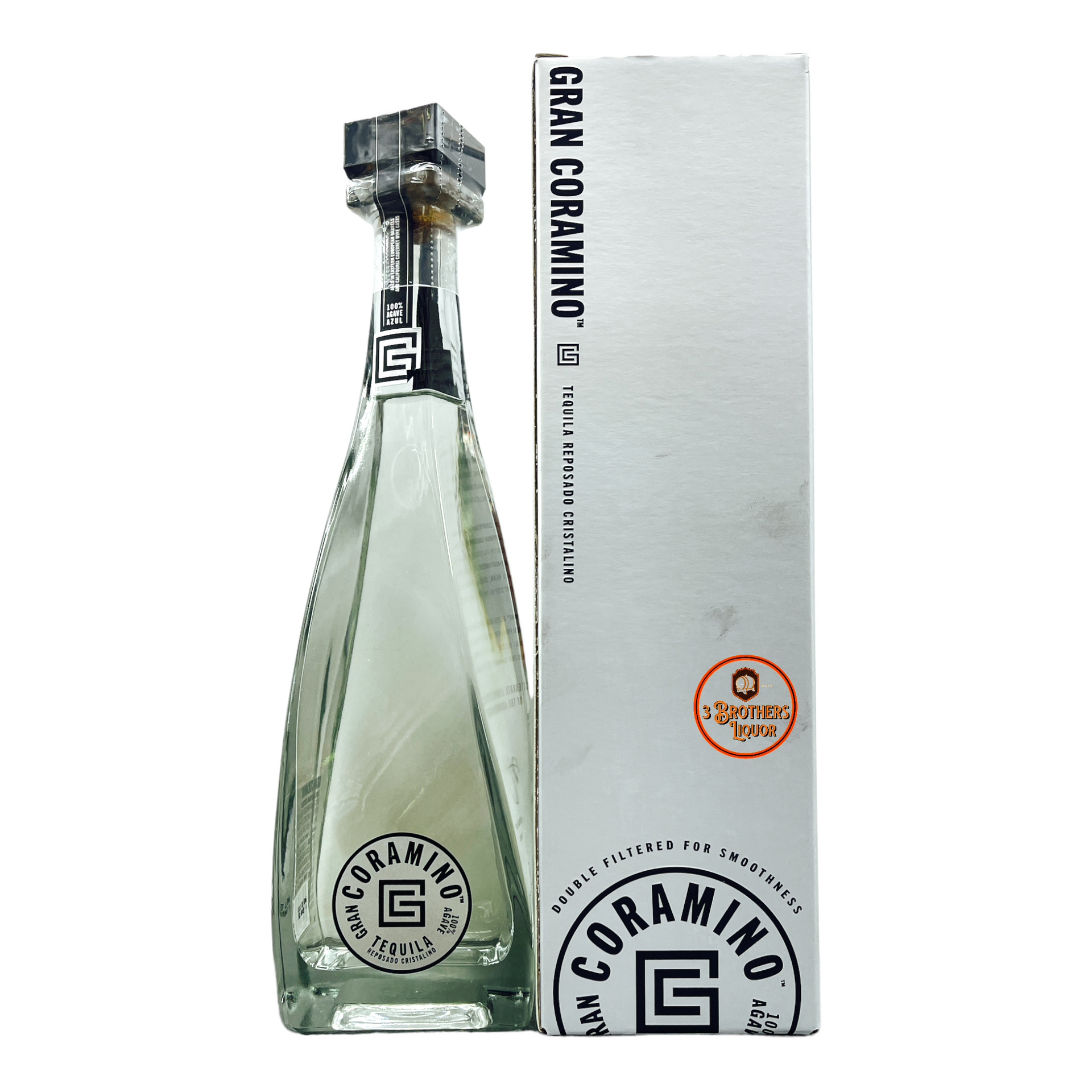 Gran Coramino Reposado Cristalino Tequila W/ Box – 3brothersliquor Gran Coramino Reposado Cristalino Tequila W/ Box – 3brothersliquor