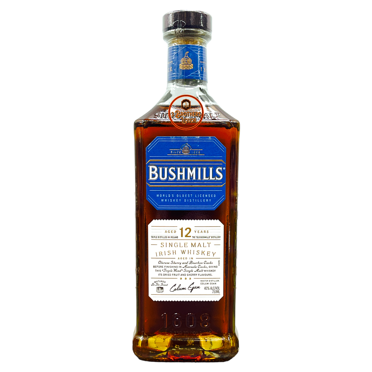 Bushmills Aged 12 Years Single Malt Irish Whiskey – 3brothersliquor
