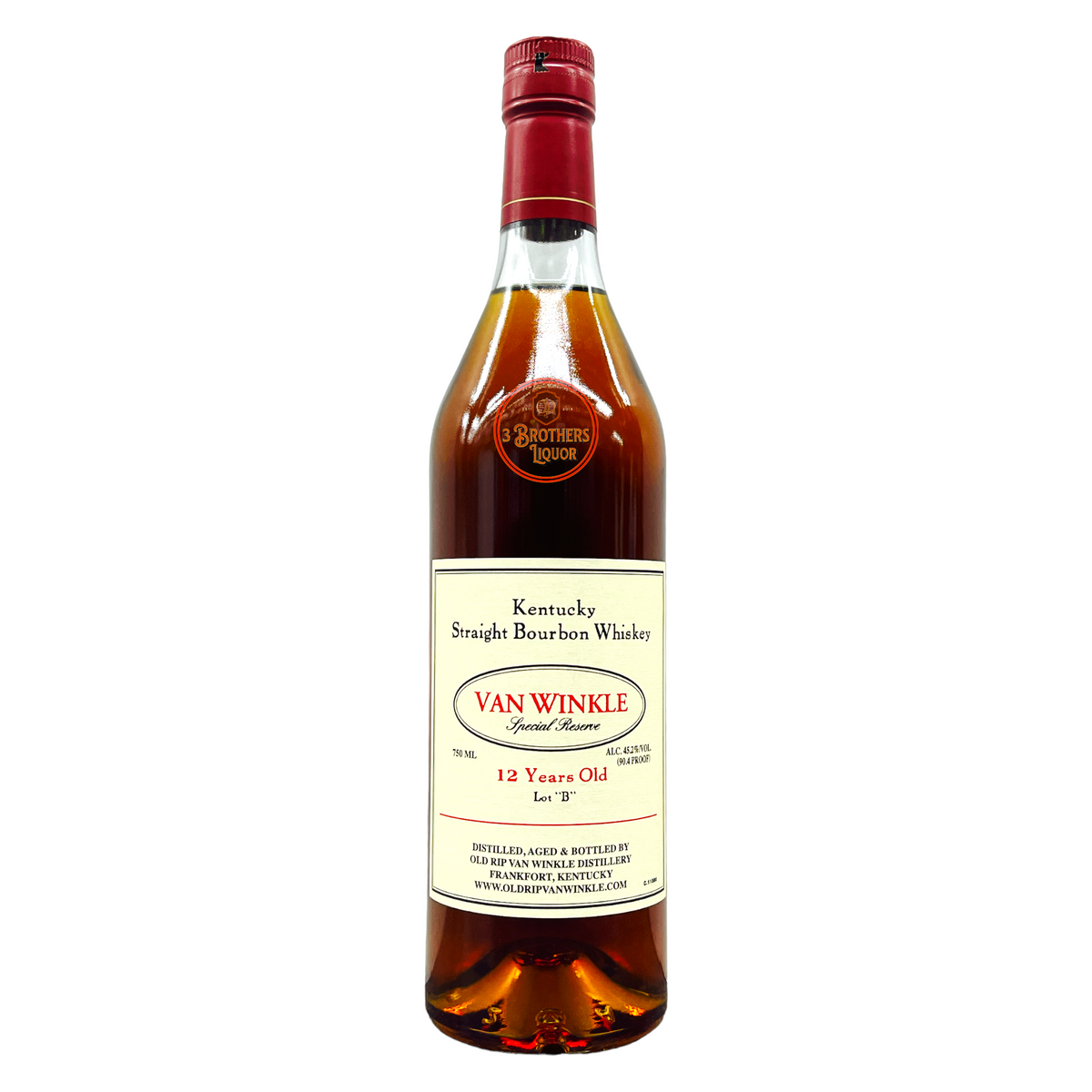 Pappy Van Winkle Special Reserve 12 Years Old Lot B Bourbon Whiskey ...