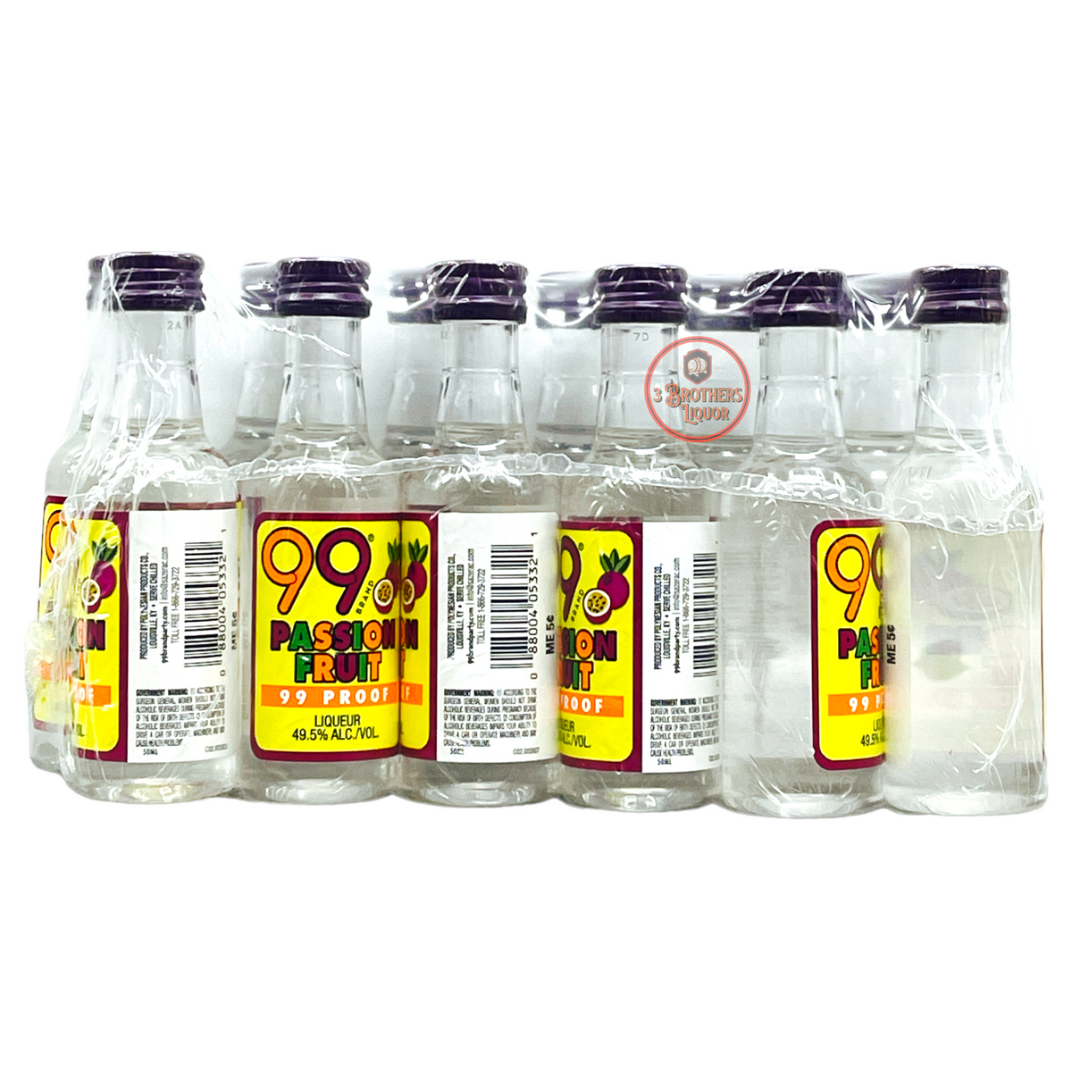 99 Brand Proof Passion Fruit Liqueur Shots (12 Of 50ML) – 3brothersliquor