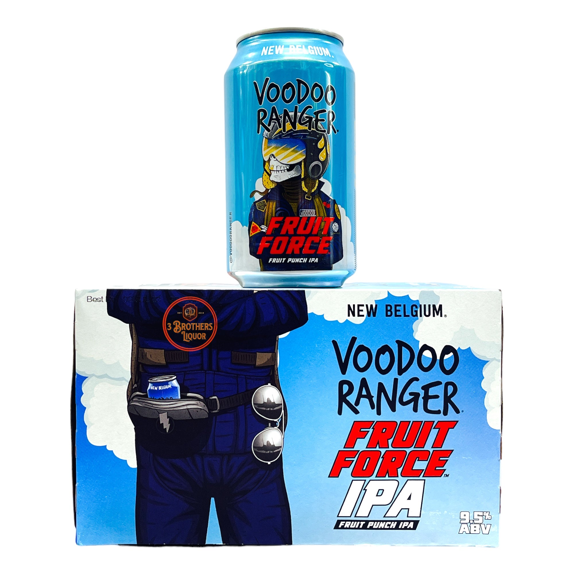 New Belgium Voodoo Ranger Fruit Force IPA 6Pk Cans – 3brothersliquor
