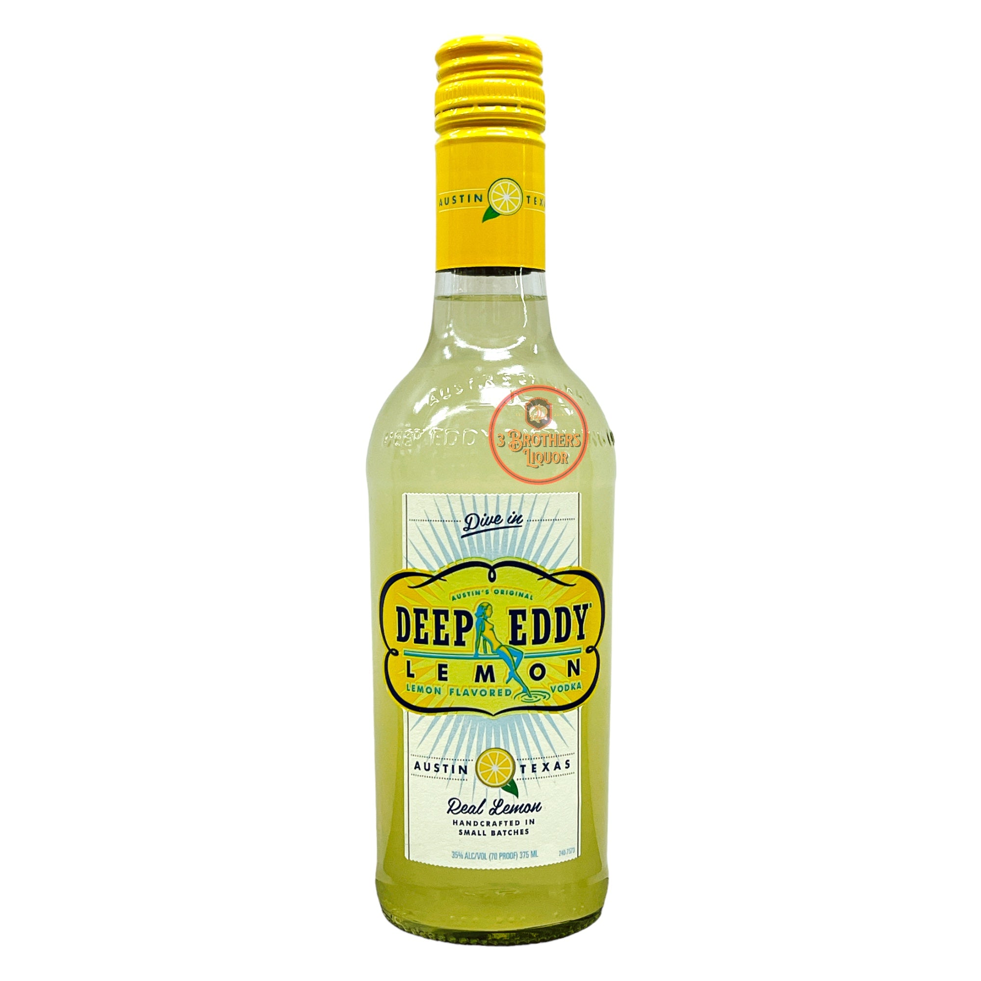 Deep Reddy Lemon Deep Eddy Lemon Flavoured Vodka 375ML Edition – 3brothersliquor