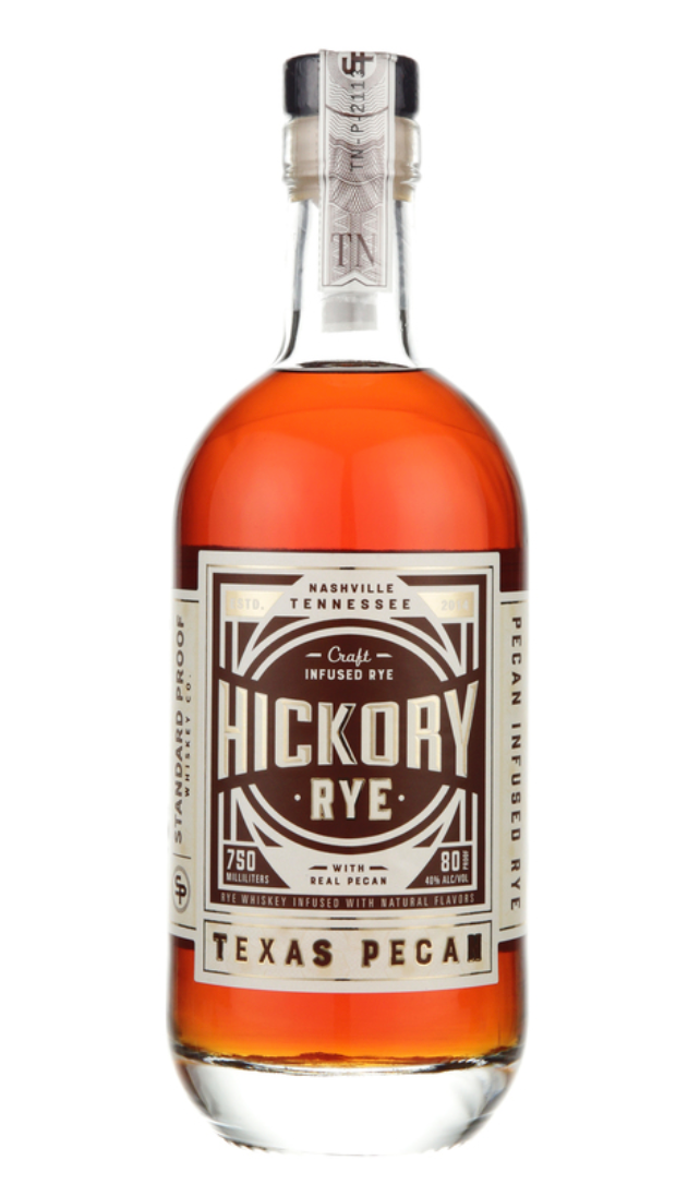 Hickory Rye Standard Proof Straight Rye Whiskey (Co. Texas Pecan Infus ...