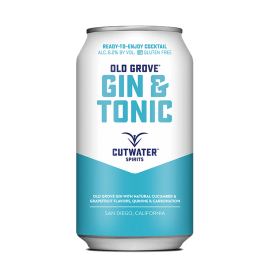 Cutwater "Gin & Tonic" Cocktail (4-Pack Can) (12 Ounce Cans).
