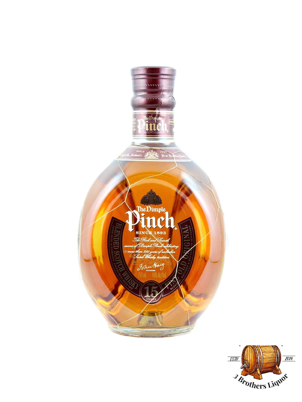 The Dimple Pinch Aged 15 Years Scotch Whiskey – 3brothersliquor