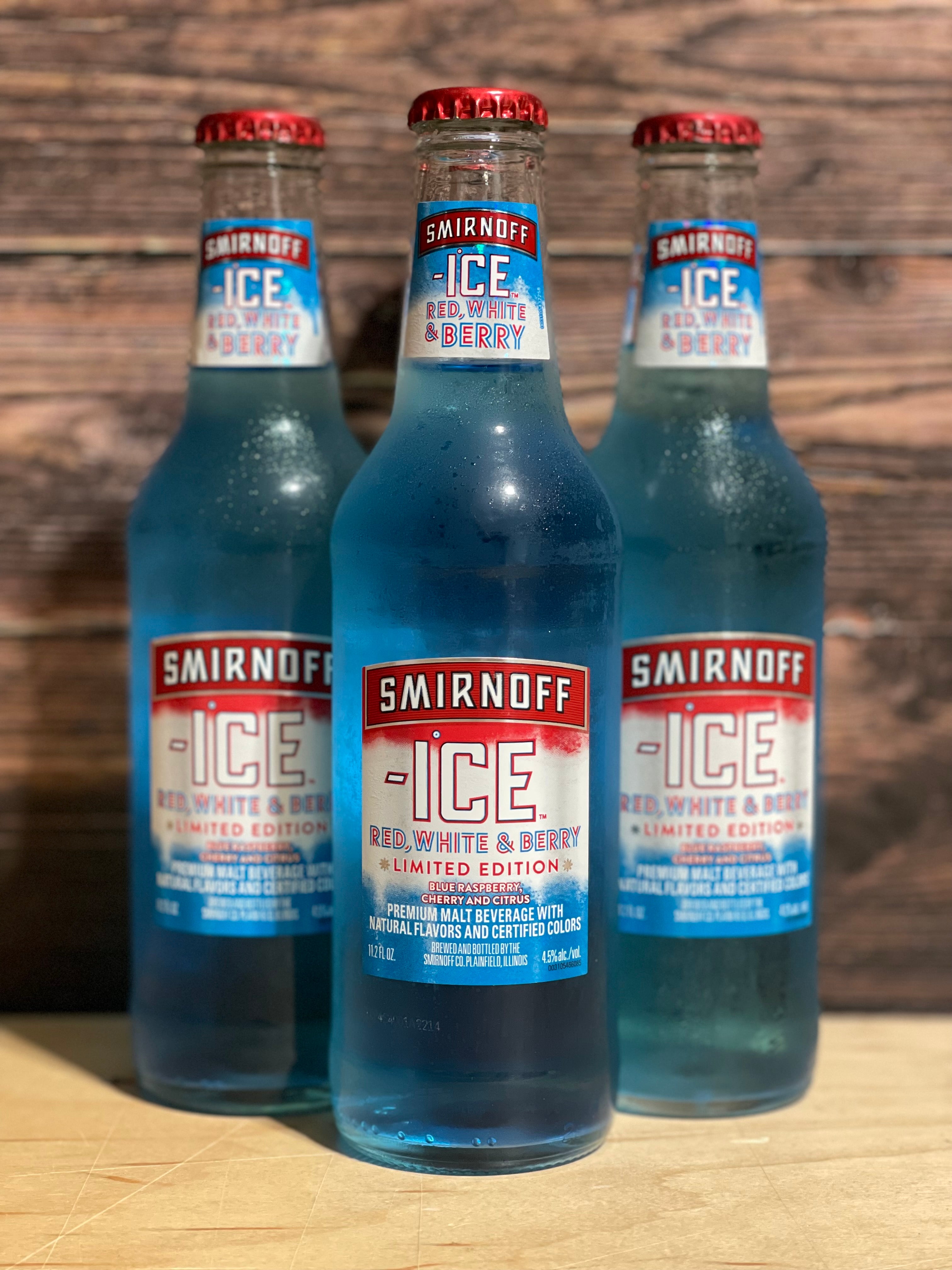Smirinoff Ice Raspberry Smirnoff Ice Red White And Berry Bottles Nutrition Facts at Aron ...