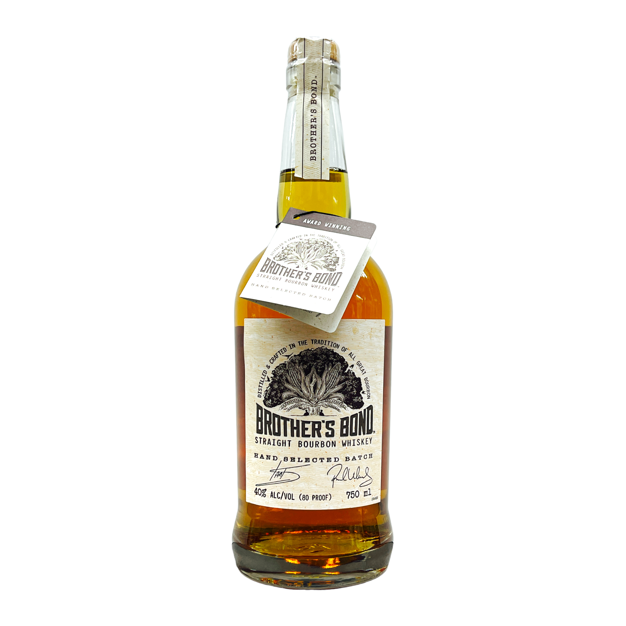 Brother's Bond Straight Bourbon Whiskey l Ian Somerhalder & Paul Wesle –  3brothersliquor