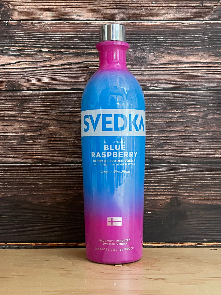 Svedka Blue Raspberry Berry Flavoured Swedish Vodka 3brothersliquor