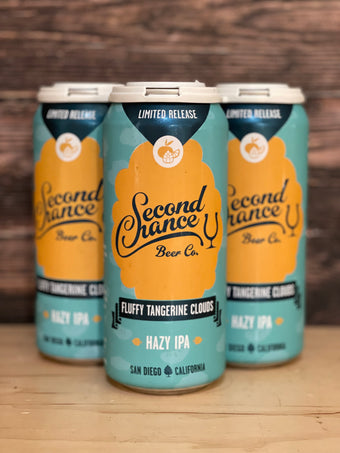 Second Chance Fluffy Tangerine Clouds Hazy IPA (Limited Release) - 3 Brothers Liquor