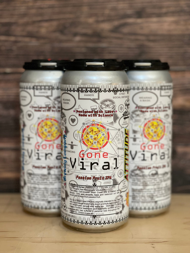 Attitude Brewing Gone Viral Passion Fruit IPA