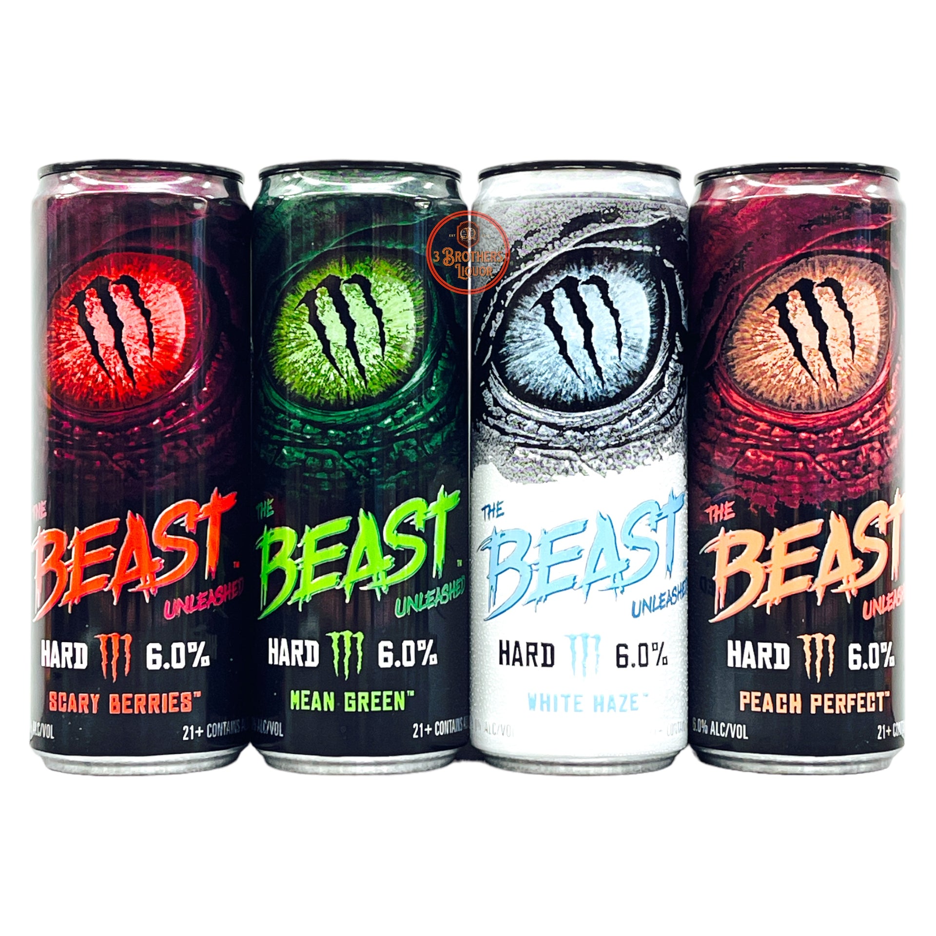 Monster The Beast Unleashed Hard Seltzer 4Pk Bundle 12oz Cans –  3brothersliquor